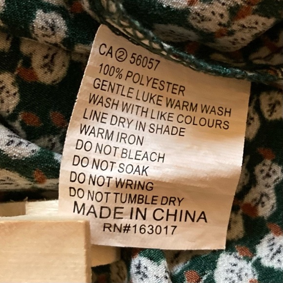 Princess Polly Green and White Floral Wrap Midi Skirt - Picture 3 of 6